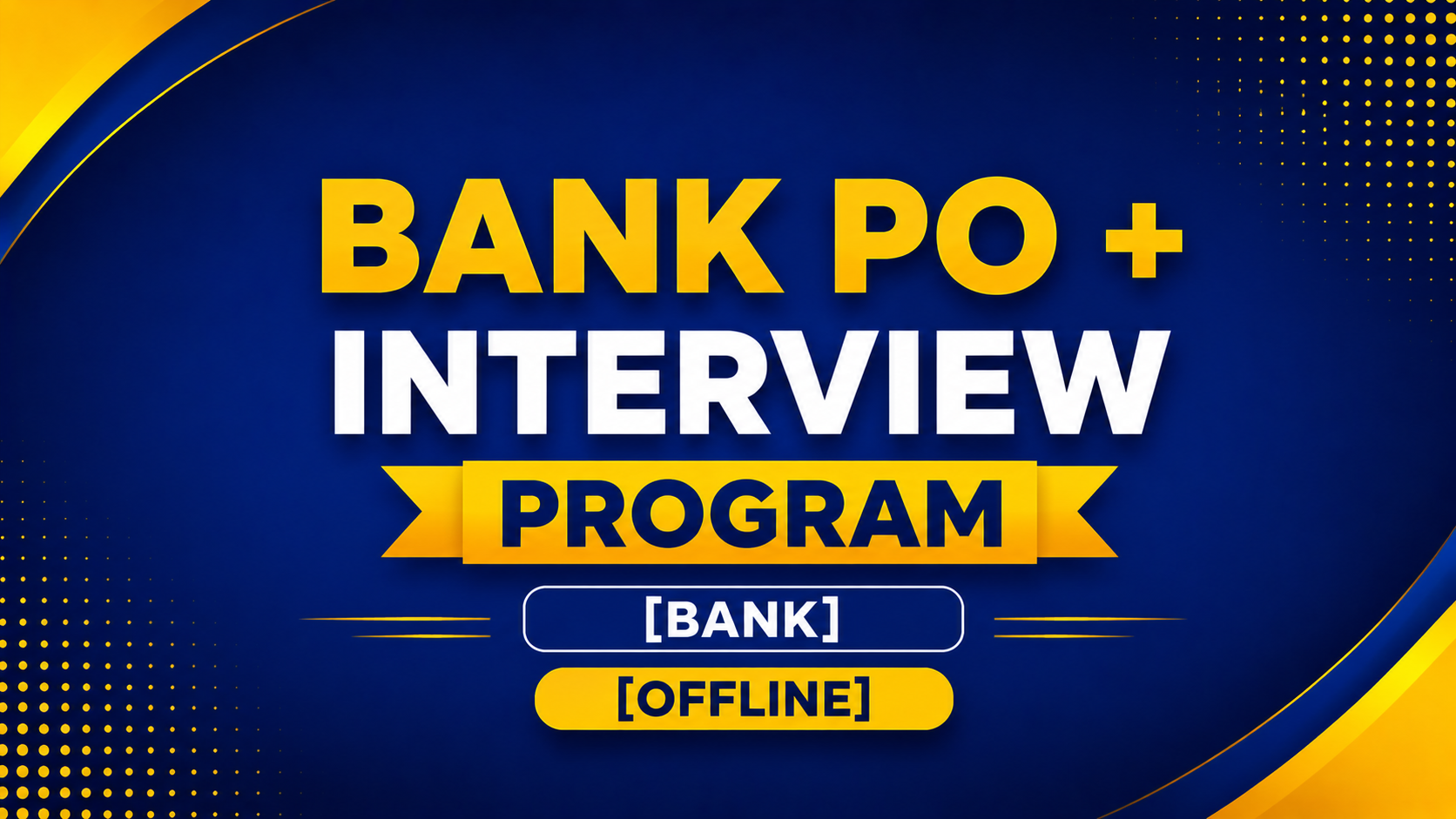 Bank PO + Interview Program
